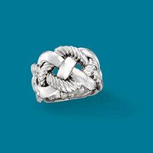 Load image into Gallery viewer, Ross-Simons Italian Sterling Silver Wide Braided Ring
