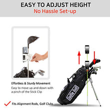 Load image into Gallery viewer, SelfieGOLF Record Golf Swing - Cell Phone Holder Golf Analyzer Accessories | Winner of The PGA Best Product | Selfie Putting Training Aids Works with Any Golf Bag and Alignment Stick
