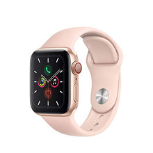 Load image into Gallery viewer, Apple Watch Series 5 (GPS + Cellular, 40mm) - Gold Aluminum Case with Pink Sport Band
