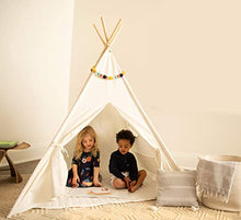 Load image into Gallery viewer, Kids Teepee Tent for Kids - with Light String | Teepee Tent for Kids | Kids Play Tent | Kids Teepee Play Tent | Toddler Teepee Tent for Girls &amp; Boys
