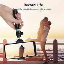 Load image into Gallery viewer, MamaWin Lightweight Mini Webcam Tripod for Smartphone, Logitech Webcam C920 C922 Small Camera Desk Tripod Mount Cell Phone Holder Table Stand (Black)
