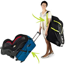 Load image into Gallery viewer, VolkGo Car Seat Travel Belt &amp; Durable Car Seat Travel Bag - Ideal Travel Accessories for Air Travel &amp; Saving Money - for Safe and Secure Car Seat - with E-Book
