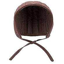 Load image into Gallery viewer, AnNafi Padded Arming Cotton Cap|Protector Under Armor Chainmail Coif Cap for Men Brown
