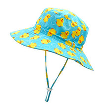 Load image into Gallery viewer, Home Prefer Baby Cute Hat UV Protection Hat Wide Brim Breathable Sun Block Hat Duck #46
