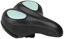 Load image into Gallery viewer, Schwinn Comfort Bike Saddle, Wide Saddle, Gel, Black
