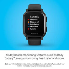 Load image into Gallery viewer, Garmin Venu Sq Music, GPS Smartwatch with Bright Touchscreen Display, Features Music and Up to 6 Days of Battery Life, Black
