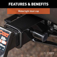 Load image into Gallery viewer, CURT 23518 Black Trailer Hitch Lock, 5/8-Inch Pin Diameter, Fits 2-Inch Receiver
