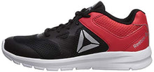 Load image into Gallery viewer, Reebok Baby-Boy's Rush Runner Running Shoe, Black/Red/Silver, 4.5 M US Toddler

