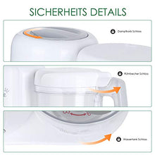 Load image into Gallery viewer, Bable 6 in 1 Baby Food Maker for Toddlers - Multifunctional Food Processor with Steam, Blend, Chop, Sterilize, Warm Milk, Warm Food, Touch Control Panel, Auto Shut-Off
