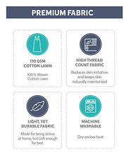 Load image into Gallery viewer, Alexander Del Rossa Womens 100% Cotton Lawn Nightgown, Sleeveless Chemise, X-Small Navy Blue Gingham (A0580V87XS)

