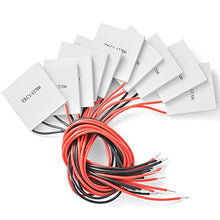 Load image into Gallery viewer, diymore TEC1-12706 12V 60W 6A 40MMX40MM Heatsink Thermoelectric Cooler Cooling Peltier Plate Module 10pcs
