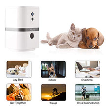 Load image into Gallery viewer, SKYMEE Petalk AI II Dog Camera Treat Dispenser, WiFi Remote Pet Camera with 180° PTZ and Night Vision, Compatible with Alexa
