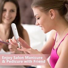 Load image into Gallery viewer, Electric Manicure Pedicure Set,Cordless Nail Drill Machine,Professional Electric Nail File, Rechargeable Nail Grinder with 5 Speeds,Nails Care Tool for Calluses, Thick Nails, Nail Buffer Trim Grind
