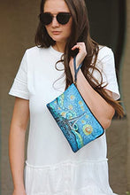 Load image into Gallery viewer, Anna by Anuschka womens Anna Anuschka Hand Painted Women's Wristlet Clutch Genuine Leather, Love in Paris, No Size US
