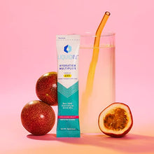 Load image into Gallery viewer, Liquid I.V. Hydration Multiplier - Passion Fruit - Hydration Powder Packets | Electrolyte Drink Mix | Easy Open Single-Serving Stick | Non-GMO | 16 Sticks
