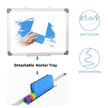 Load image into Gallery viewer, Small Dry Erase White Board - 12 x 16 Inch Magnetic Hanging White Board with Detachable Marker Tray,Memo Board for Wall Kids, Students &amp; Teachers
