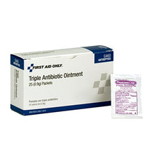 Load image into Gallery viewer, First Aid Only Triple Antibiotic Ointment Pack, 25 Count
