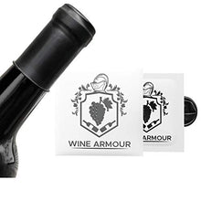 Load image into Gallery viewer, Wine Armour Wine Stoppers Set of 24 - Air Tight Seal Preserving Freshness - Food Grade Premium Latex – Practical and Funny Gag Gifts for Women and Men - Individually Packaged Black
