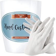 Load image into Gallery viewer, Discovering DIY Hand Casting Kit - Couples Gifts, Valentine's Day Gifts for Her or ﻿Him &amp; DIY Craft Kits for Adults - Plaster Hand Mold Kit w/Gloves, Paints &amp; Tools
