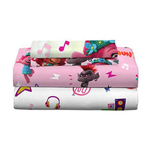 Load image into Gallery viewer, Franco Manufacturing Trolls World Tour 4 Piece Full Size Microfiber Sheet Set
