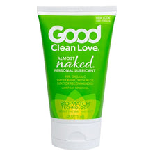 Load image into Gallery viewer, Good Clean Love Almost Naked Personal Lubricant, Organic Water-Based Lube with Aloe Vera, Safe for Sex Toys &amp; Condoms, Sexual Wellness Gel for Men &amp; Women, 4 Oz
