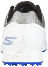 Load image into Gallery viewer, Skechers Men's Pivot Spikeless Golf Shoe, White/Gray/Blue, 9 M US

