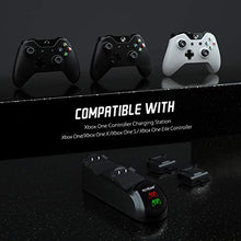 Load image into Gallery viewer, Controller Charger for Xbox, YCCTEAM Battery Pack Rechargeable for Xbox One, Xbox One X, Xbox One S, Xbox One Elite Controller, Charging Station for Xbox One with 2pcs 1200mAh Rechargeable Battery
