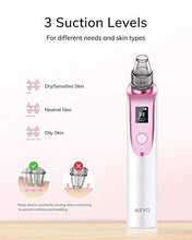 Load image into Gallery viewer, AEVO Blackhead Remover Vacuum, Electric Facial Pore Removal Extractor Kit with 5 Replaceable Heads, [Adjustable Suction] [LED Display] [USB Rechargeable], Beauty Device for Skin Treatment

