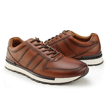 Load image into Gallery viewer, MERRYLAND Men's Classic Business Casual Dress Breathable Lace-up Oxford Shoes,Tan PU 7 M US
