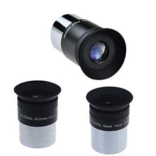 Load image into Gallery viewer, Gosky Telescope 1.25" Plossl Eyepiece Kit Plossl Eyepiece 6/12.5/20mm - 52 Degree FOV and 4-Element Design …
