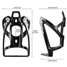 Load image into Gallery viewer, Suruid Bike Water Bottle Cage, Lightweight and Strong Bicycle Water Bottle Holder for Outdoor Cycling with Screws - 2 Pack (Black)
