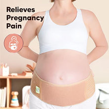 Load image into Gallery viewer, KeaBabies Maternity Belly Band for Pregnancy - Soft &amp; Breathable Pregnancy Belly Support Belt - Pelvic Support Bands - Tummy Band Sling for Pants - Pregnancy Back Brace (Classic Ivory, One Size)
