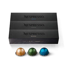 Load image into Gallery viewer, Nespresso Capsules VertuoLine, Medium and Dark Roast Coffee, Variety Pack, Stormio, Odacio, Melozio, 30 Count, Brews 7.77 Ounce
