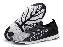 Load image into Gallery viewer, YHOON Men's Water Shoes - Sports Aqua Shoes Lightweight Outdoor Quick Drying Black 8
