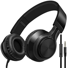 Load image into Gallery viewer, Over Ear Headphones with 5 Feet / 1.5M Cable, findTop 3.5mm Gaming Headset Noise Isolating with Mic and Volume Control for TV, PC and Cell Phone
