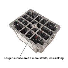 Load image into Gallery viewer, OX BLOX Trailer Jack Block | RV and Camper Blocks for Any Tongue Jack, Post, Foot, or stabilizer (Round or Square) | Supports up to 10,000 lbs per Block
