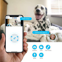 Load image into Gallery viewer, Vbroad Smart Pet Camera Treat Dispenser, 2.4G WiFi Remote Camera Monitor 720P HD Night Vision Video with 2-Way Audio Designed for Dogs and Cats, Home Safety Pet Monitor (Android/iOS)
