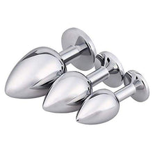 Load image into Gallery viewer, Anal Butt Plug Jeweled Amal Anales Plug for Her Play Couples Pug Trainer Kit Beginner Bead Massage Toys Women Men Adult Toys Neck JJHNV110
