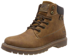 Load image into Gallery viewer, Dockers by Gerli Women's Combat Boots, Brown Cognac 470, us 7.5
