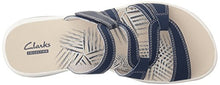 Load image into Gallery viewer, Clarks Women's Brinkley Lonna Slide Sandal, Navy, 9 M US
