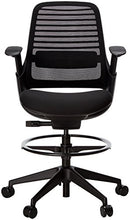 Load image into Gallery viewer, Steelcase Series 1 Office stool, Licorice -

