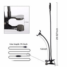 Load image into Gallery viewer, Sokani Selfie Ring Light with Cell Phone Holder and Stand Bracket for YouTube TIK Tok Tiktok Video Live Stream Makeup Dimmable LED Circle RingLight for iPhone Android Mobile Smartphone
