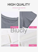 Load image into Gallery viewer, Biucly Womens Plus Size Tops Summer Casual Sexy Short Sleeve Crewneck Leopard Print Graphic Tees Oversized T Shirts,US 14-16(1X),Panther,White

