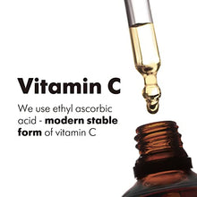 Load image into Gallery viewer, Vimty Vitamin C Serum for Face with Hyaluronic Acid - Anti-Aging Brightening Serum, Facial Skin Care Products for Hydrating Skin, Reducing Fine Lines, Repairing Skin Damage, Collagen Synthesis - 1oz.
