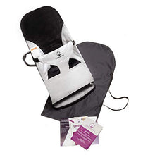 Load image into Gallery viewer, Ergonomic Baby Bouncer Seat - Bonus Travel Carry Case Included - Safe, Portable Rocker Chair with Adjustable Height Positions - Infant Sleeper Bouncy Seat Perfect for Newborn Babies by ComfyBumpy

