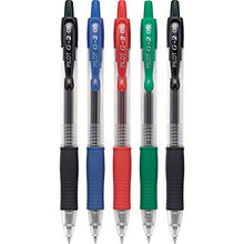 Load image into Gallery viewer, PILOT G2 Premium Refillable &amp; Retractable Rolling Ball Gel Pens, Extra Fine Point, Assorted Color Inks, 5-Pack (31300)
