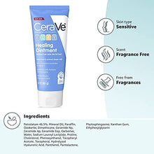 Load image into Gallery viewer, CeraVe Healing Ointment for Baby | Diaper Rash Cream for Extra Dry, Cracked Skin | Lanolin &amp; Fragrance Free | 3 Ounce | Packaging May Vary
