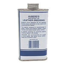 Load image into Gallery viewer, Huberd's Leather Dressing with Neatsfoot Oil - Softens and Restores Leather Shoes, Boots, Sporting Goods, Saddle &amp; Tack, Furniture and Apparel. Made in The USA Since 1921!
