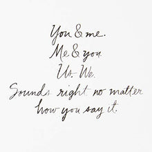 Load image into Gallery viewer, Hallmark Signature Anniversary Card, Love Card (Wooden You &amp; Me)
