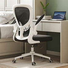 Load image into Gallery viewer, Hbada Office Chair, Ergonomic Desk Chair, Computer Mesh Chair with Lumbar Support and Flip-up Arms,White
